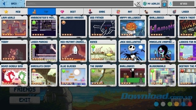 Khám phá các thế giới do cộng đồng người chơi tạo ra trong game mô phỏng The Sandbox Evolution