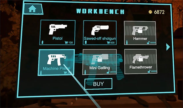 Tận dụng kho vũ khí cổ điển kết hợp hiện đại trong game The Secret Pyramid VR