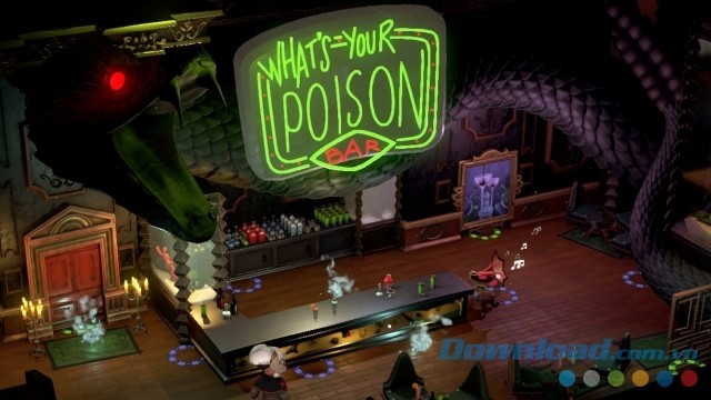 Hình ảnh quán bar của game phiêu lưu mới The Sexy Brutale cho máy tính