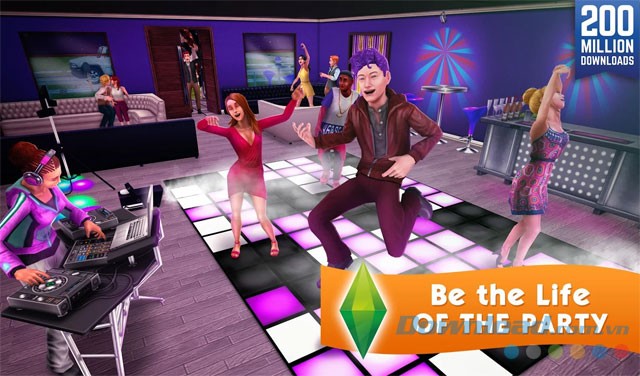 Tham gia bữa tiệc sôi động trong The Sims