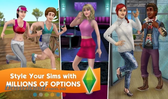 Khám phá những điều mới mẻ trong The Sims FreePlay