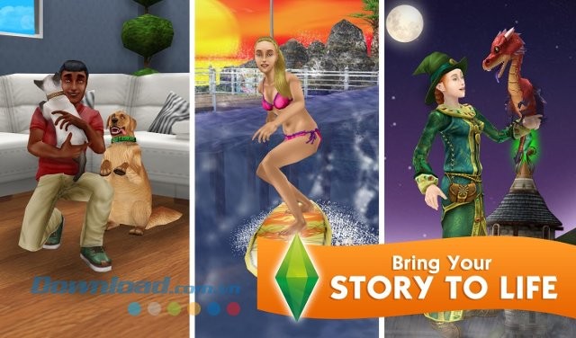 Mang câu chuyện của bạn vào game The Sims FreePlay
