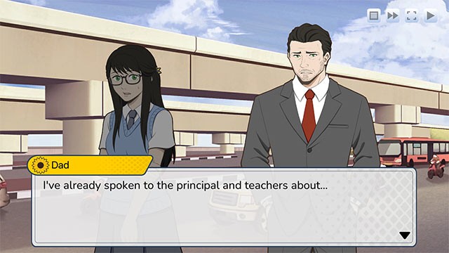 Nhập vai Mentari, nạn nhân bị bắt nạt trong game The Sun Shines Over Us