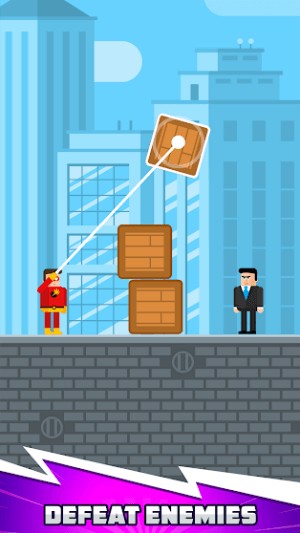 Trở thành siêu anh hùng và đánh bại kẻ thù trong game The Superhero League