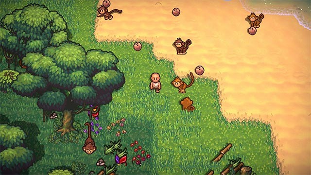 Huấn luyện khỉ để chúng giúp bạn xây nhà, loot đồ, chiến đấu