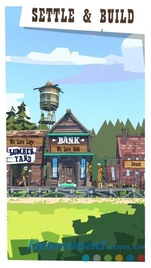 Định cư và xây dựng thị trấn phồn hoa tại The Trail cho Android