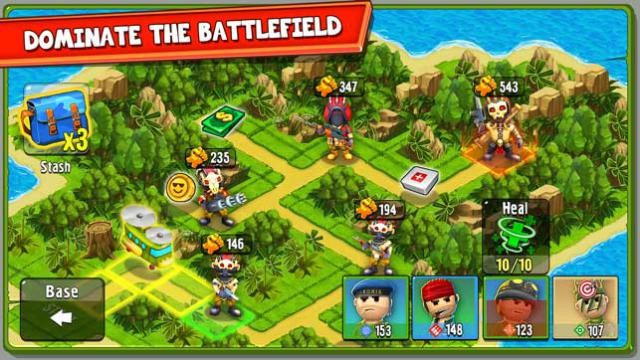 Chiến đấu ở nhiều chiến trường khác nhau