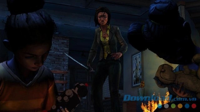 Michonne luôn dằn vặt về quá khứ ám ảnh và cái chết của hai đứa con