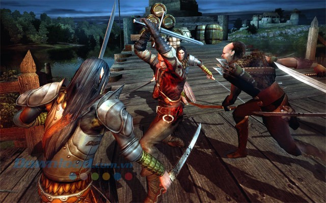 Chiến đấu quyết liệt trong game nhập vai cho máy tính The Witcher: Enhanced Edition Director's Cut