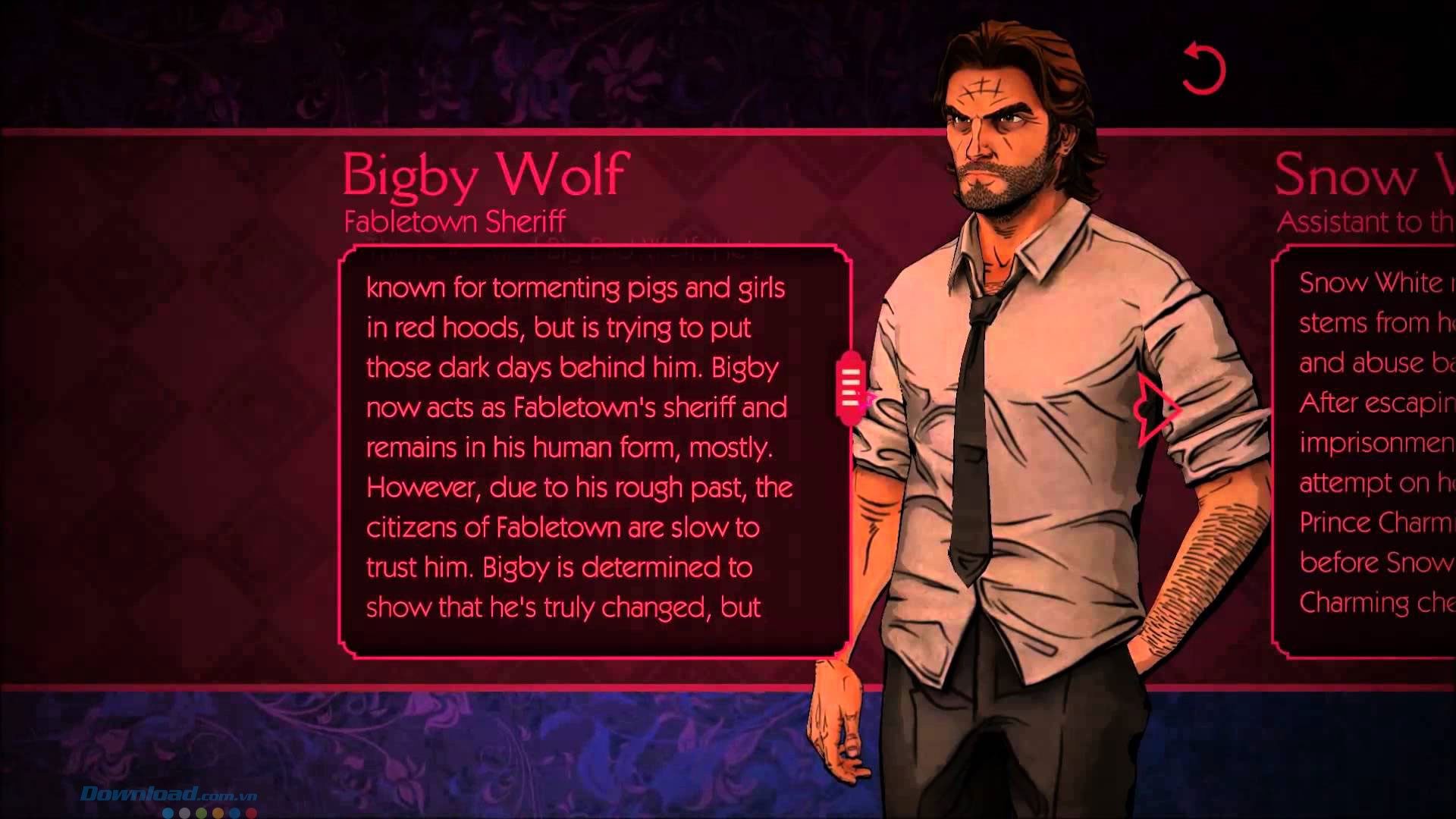 Nhân vật chính Bigby Wolf