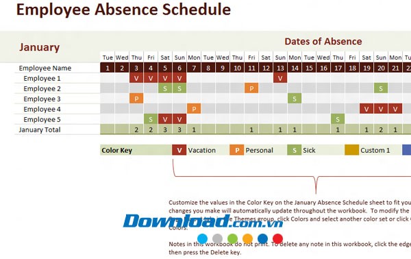 Theo dõi chấm công nhân viên