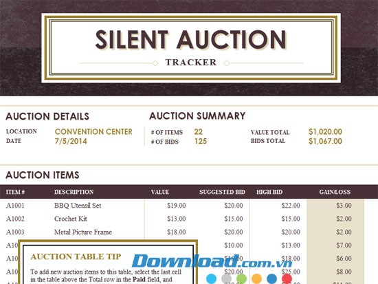 Theo dõi phiên đấu giá thầm lặng