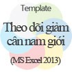 Theo dõi tiến trình giảm cân nam giới - Template