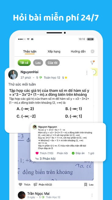 Hỏi đáp miễn phí 24/7