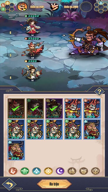 Game chiến thuật, đấu tướng