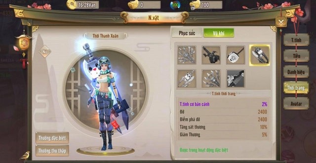 Thiên Kiếm mang tới 6 môn phái cho người chơi lựa chọn