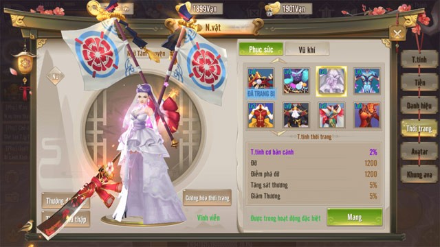 Thời trang nhân vật