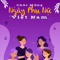 Mẫu thiệp 20/10 đẹp, ý nghĩa - Thiệp chúc mừng ngày Phụ nữ Việt Nam