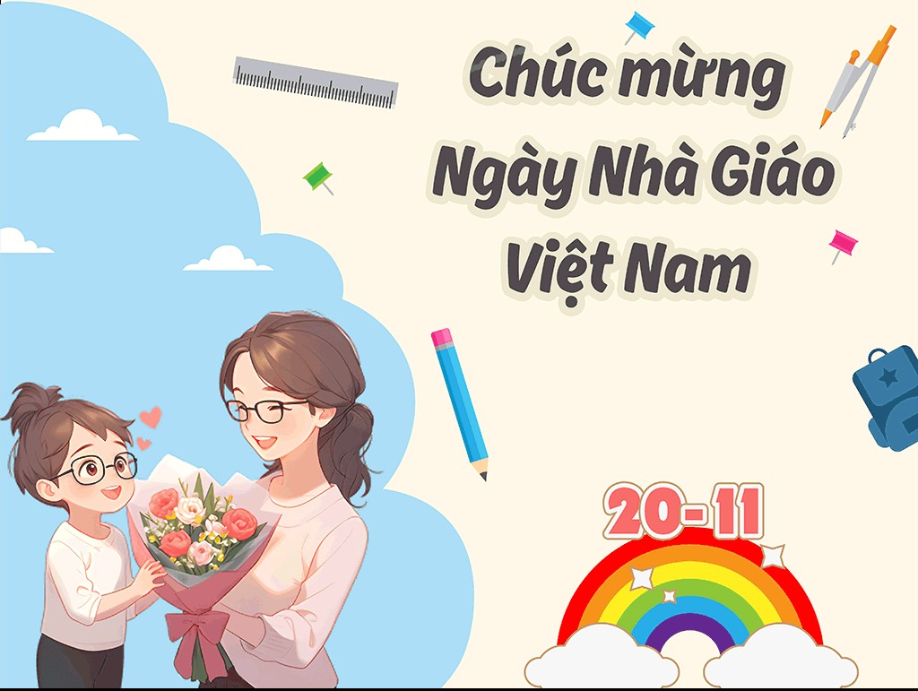 Thiệp Chúc mừng ngày Nhà Giáo Việt Nam