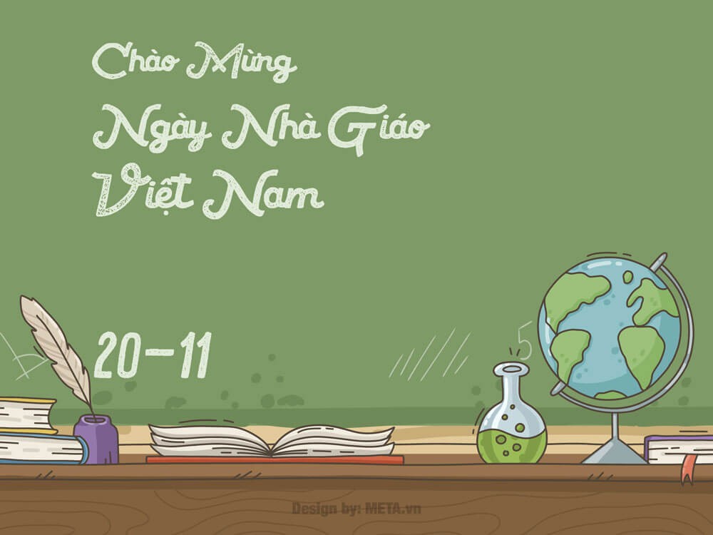 Thiệp mừng ngày Nhà giáo Việt Nam