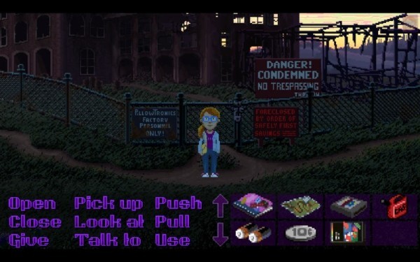 Hệ thống điều khiển trực quan của Thimbleweed Park cho Mac