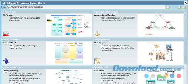 Giao diện chính của ứng dụng ThinkComposer cho máy tính