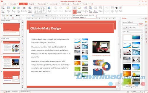 Tạo slide thuyết trình