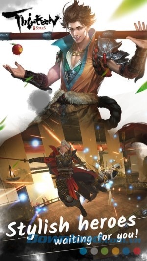 Hình ảnh nhân vật trong Thirteen Souls iOS