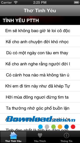 Thơ tình yêu for iOS