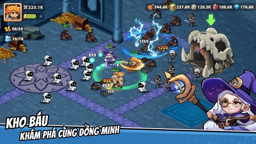Khám phá kho báu cùng đồng minh
