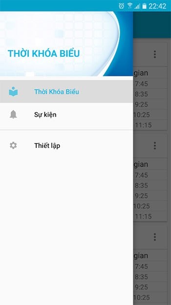 Danh mục ứng dụng Thời khóa biểu