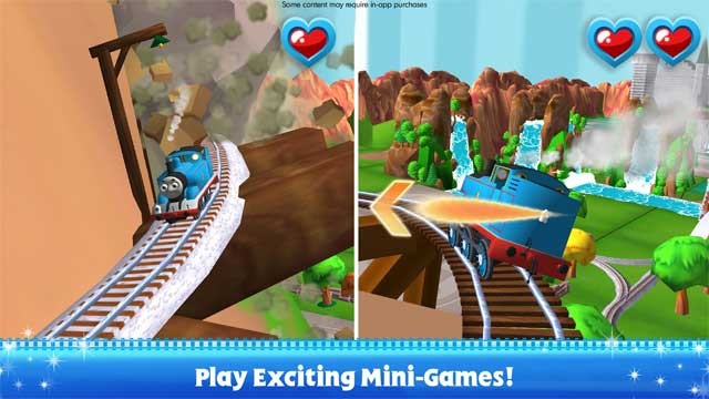 Thomas & Friends: Magic Tracks bao gồm nhiều mini-game thú vị