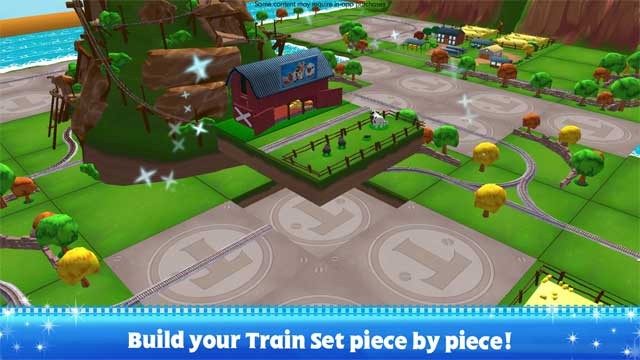 Tự do lắp ráp và điều khiển tàu hỏa trong Thomas & Friends: Magic Tracks