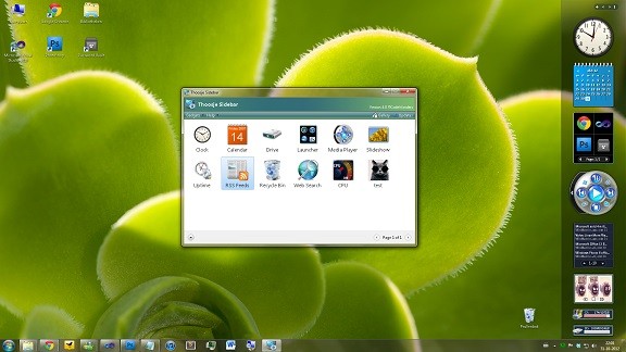 Thoosje Sidebar đặt gọn gàng thanh công cụ bên rìa màn hình