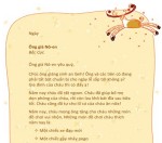 Mẫu Thư Gửi Ông Già Noel, Template Thư Ông Già Noel