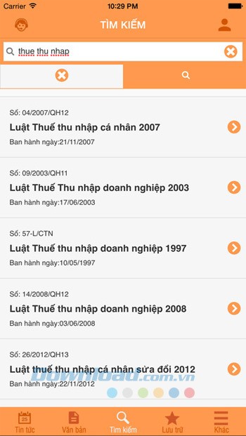 Tìm kiếm văn bản