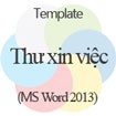 Mẫu Thư Xin Việc Word 2013 - Download Miễn Phí