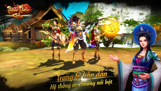 Trang bị hấp dẫn, hệ thống áo choàng nổi bật