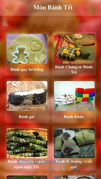 Các món bánh tết