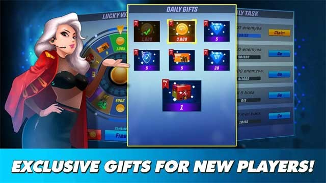 Rất nhiều phần quà đặc biệt dành tặng cho người chơi mới