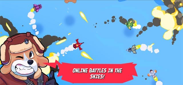 Tham gia các trận chiến trên bầu trời trong Thunderdogs