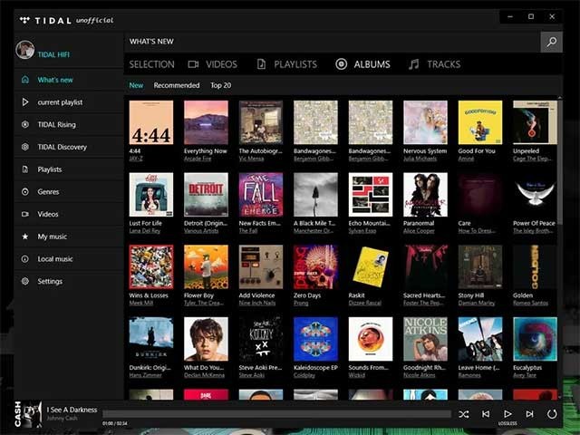 TIDAL có thể coi như một sự thay thế cho các dịch vụ stream nhạc nổi tiếng