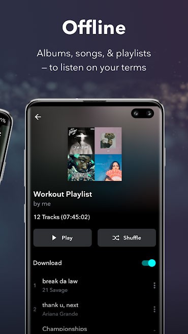 TIDAL Music hỗ trợ nghe nhạc offline