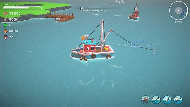 Tidebound là game mô phỏng câu cá mang nhẹ nhàng và thư giãn