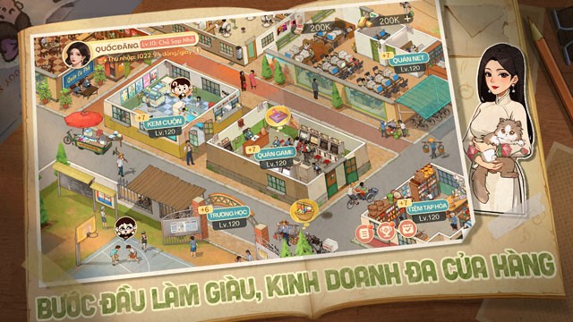 Bước đầu làm giàu, kinh doanh đa cửa hàng