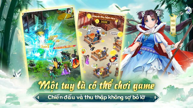 Game nhập vai màn hình dọc, dễ dàng chơi chỉ với một tay