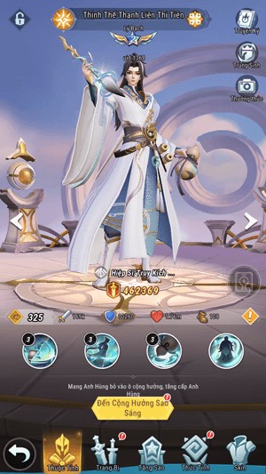 Tăng sức mạnh cho nhân vật