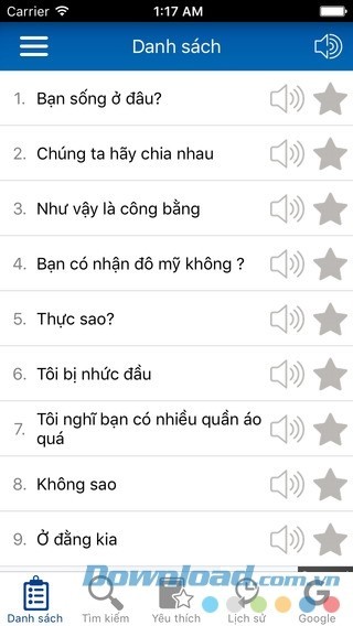 Lưu lại danh sách yêu thích người dùng