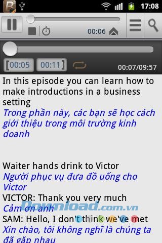 Tieng Anh giao tiep thuong mai for Android