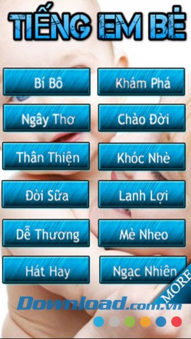 Tiếng động và âm thanh của bé for iOS
